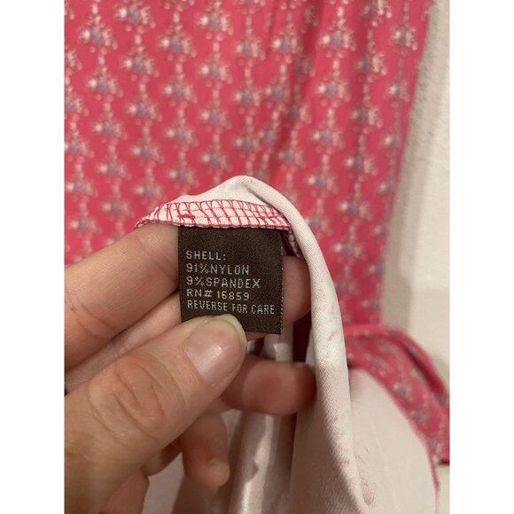 J McLaughlin Dress Womens Small Sleeveless Collared Spandex Floral Summer Casual - Picture 4 of 5